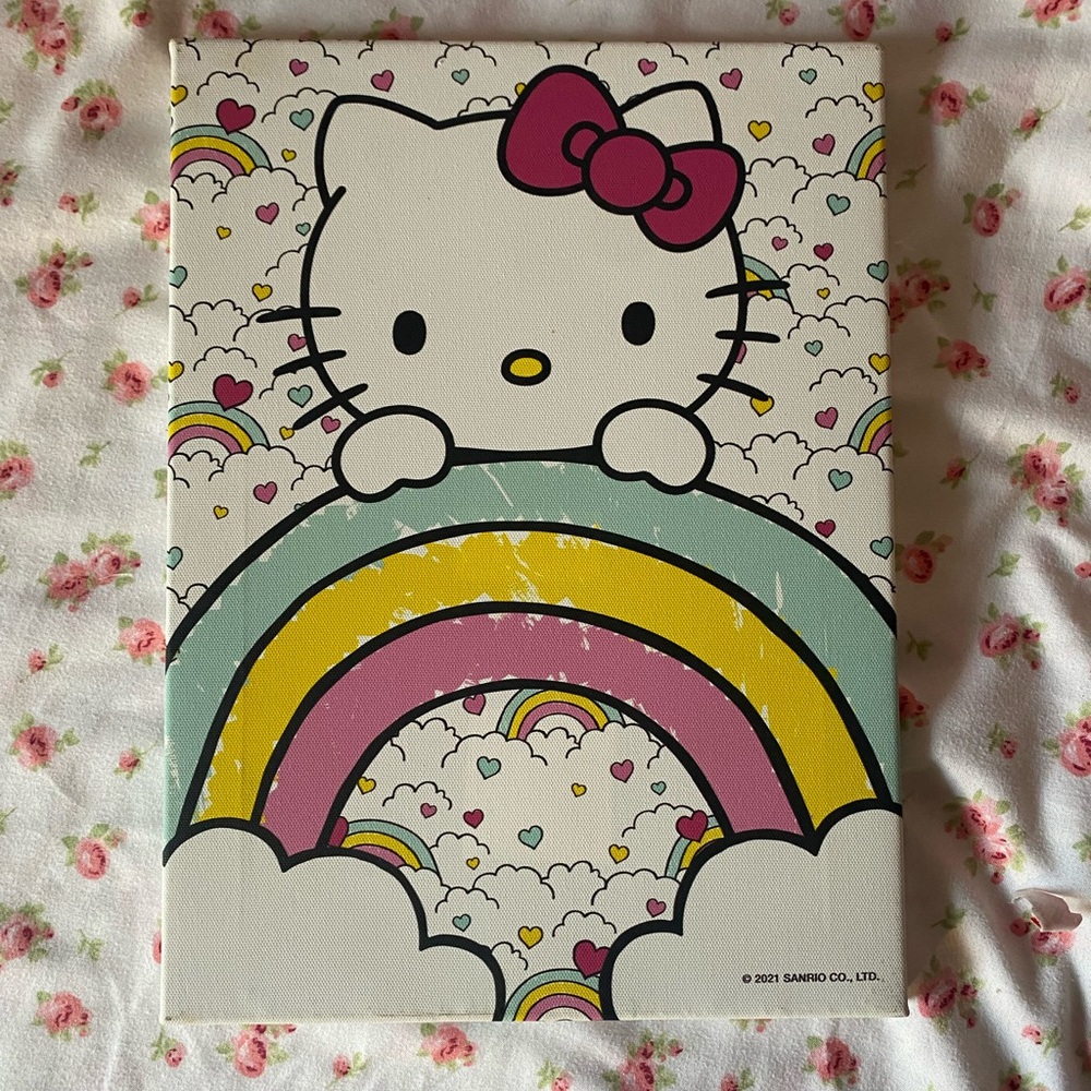Hello kitty rainbow wall decor